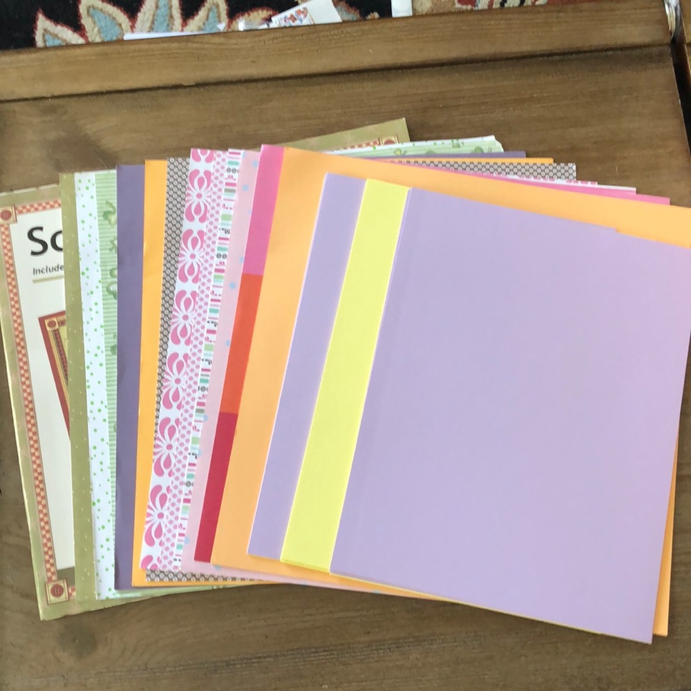SOLD: NWOT scraping paper bundle